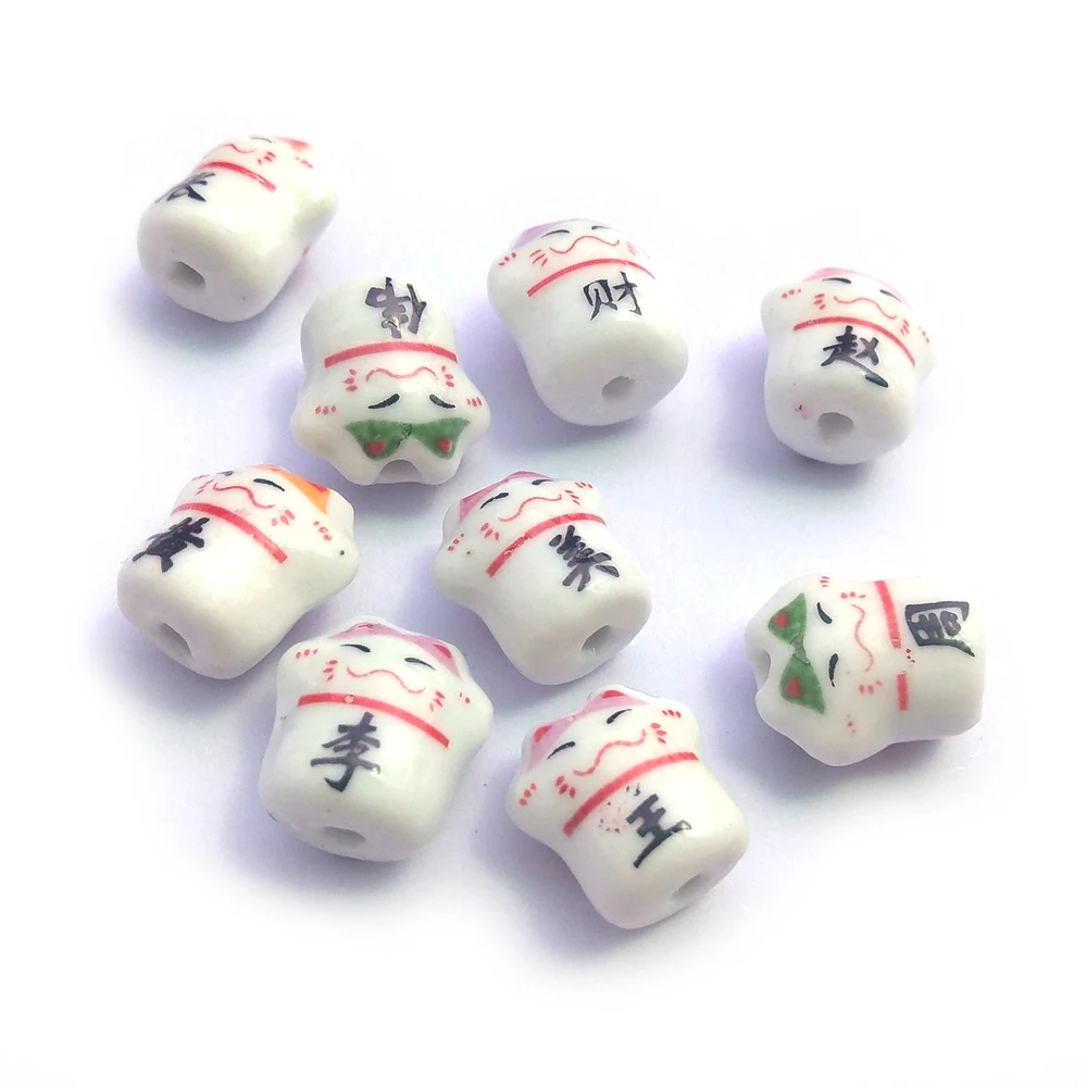 Оптовая продажа 50 шт./лот Керамические Подвески в форме кошки подвески Cellhone с