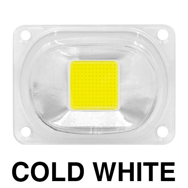 DIY 1 комплект светодиодный COB Чип+ Отражатель объектива красочный Смарт IC чип 50 Вт 30 Вт 20 Вт 110 230 В для Светодиодный прожектор нужен радиатор для охлаждения - Испускаемый цвет: Cold White