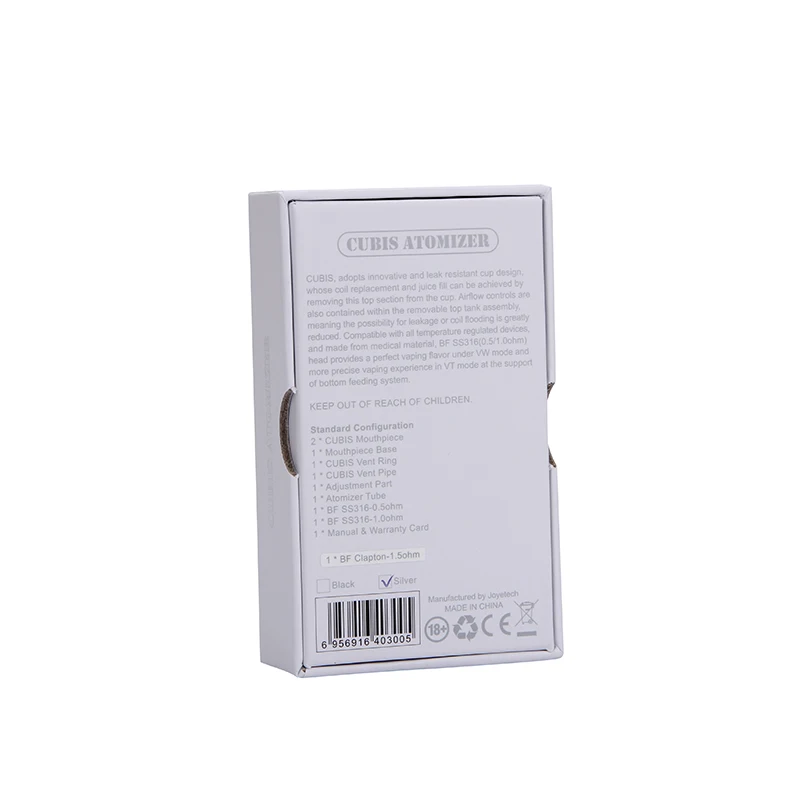 Оригинальный Joyetech Cubis 3 5 мл бак электронная сигарета испаритель пульверизатор с