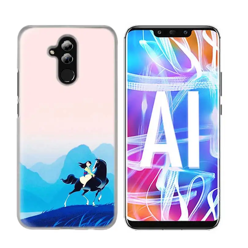 Чехол для huawei Honor P20 mate 20 10 P10 P9 P8 8X9 Lite P Smart+ Plus Nova 3i Прозрачный чехол с мультипликационным принтом