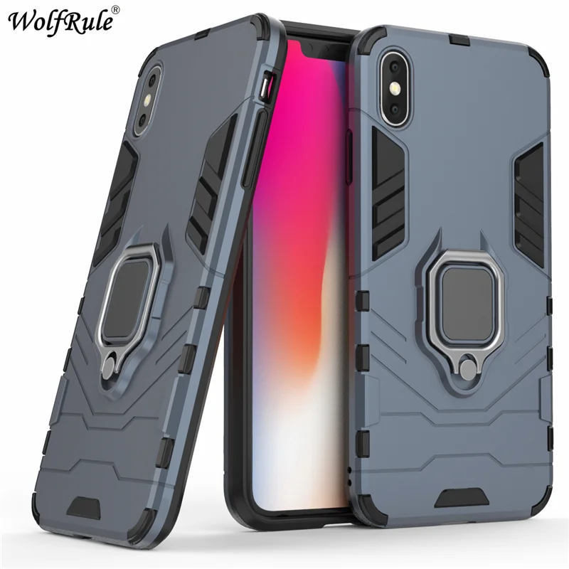 Чехол для iphone XS Max чехол Fundas Capa автомобильный держатель телефона Магнитный палец