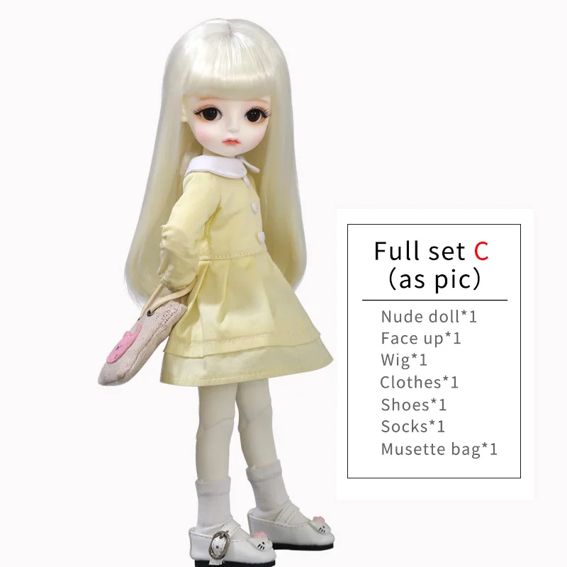 OUENEIFS Angelic Melissa 1/6 шарнирные SD куклы девушка тело - Цвет: Full set in NS aspic