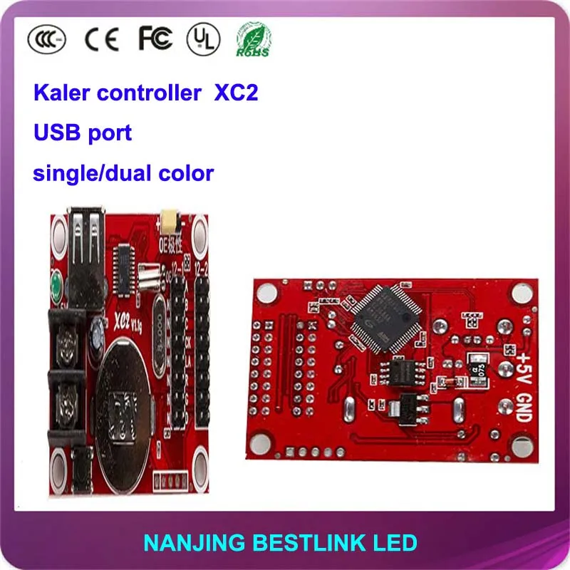 Kaler светодиодный контроллер карты XC2 Одноцветный 32*320 пикселей USB порт контрольная