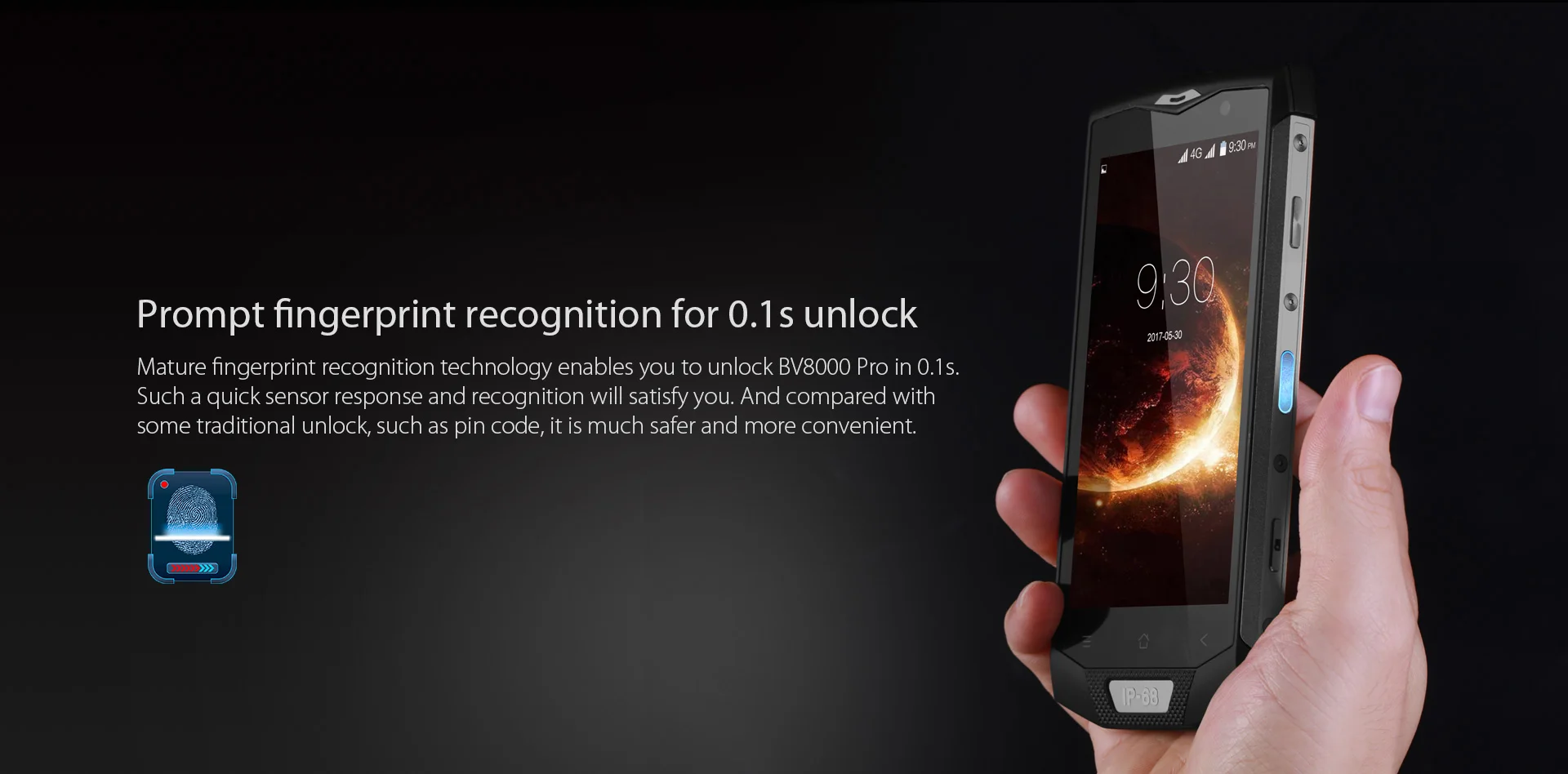 Blackview BV8000 Pro 5 дюймов 4G смартфон FHD водонепроницаемый Быстрая зарядка NFC мобильные телефоны Восьмиядерный 6 ГБ+ 64 ГБ отпечаток пальца 16,0 Мп камера