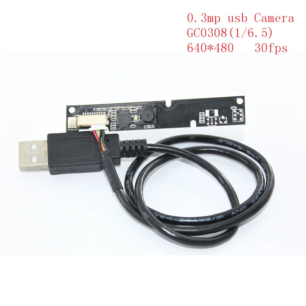 HBVCAM 30FPS USB камера платы CMOS 0.3MP USB2.0 модуль камеры 640*480P Датчик GC0308 с UVC протокол