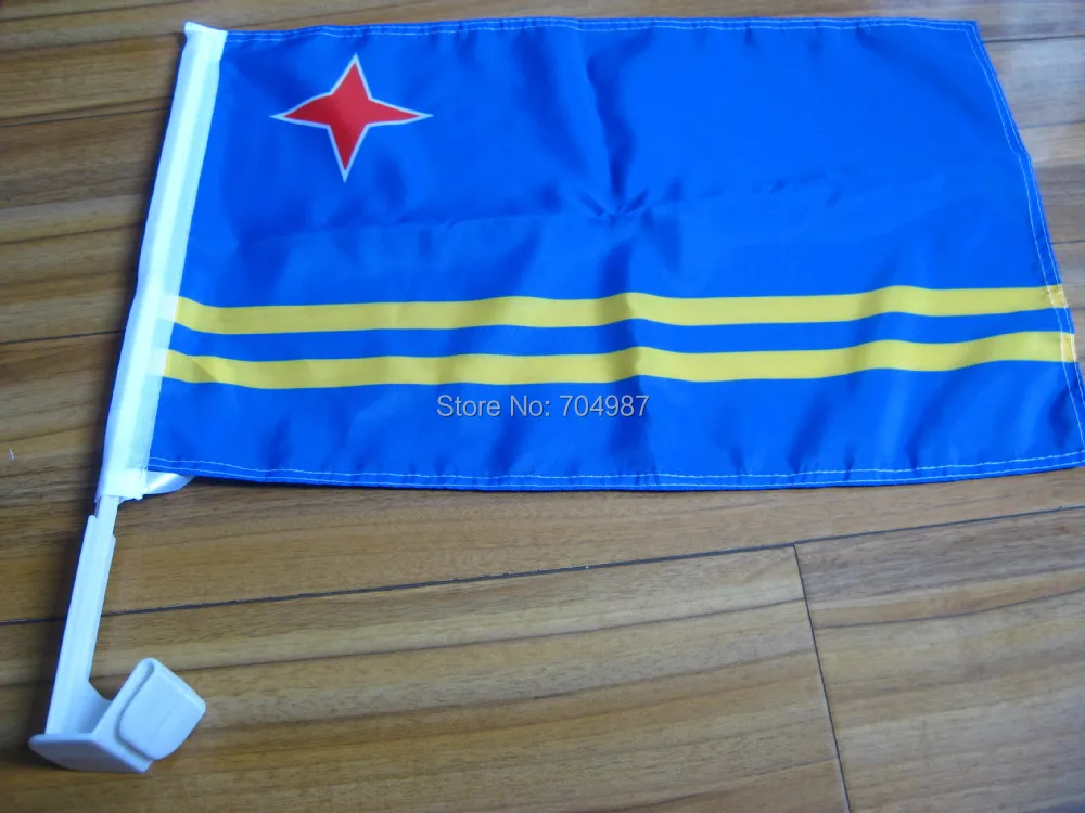 

30 x 45 cm Aruba car window banner flag free shipping