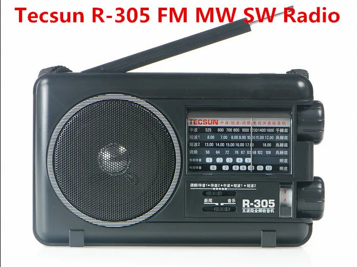 Розничная продажа оптовая Tecsun R 305 FM MW SW TV Bands World Portable Radio|radio control ship models|radio rc planeradio
