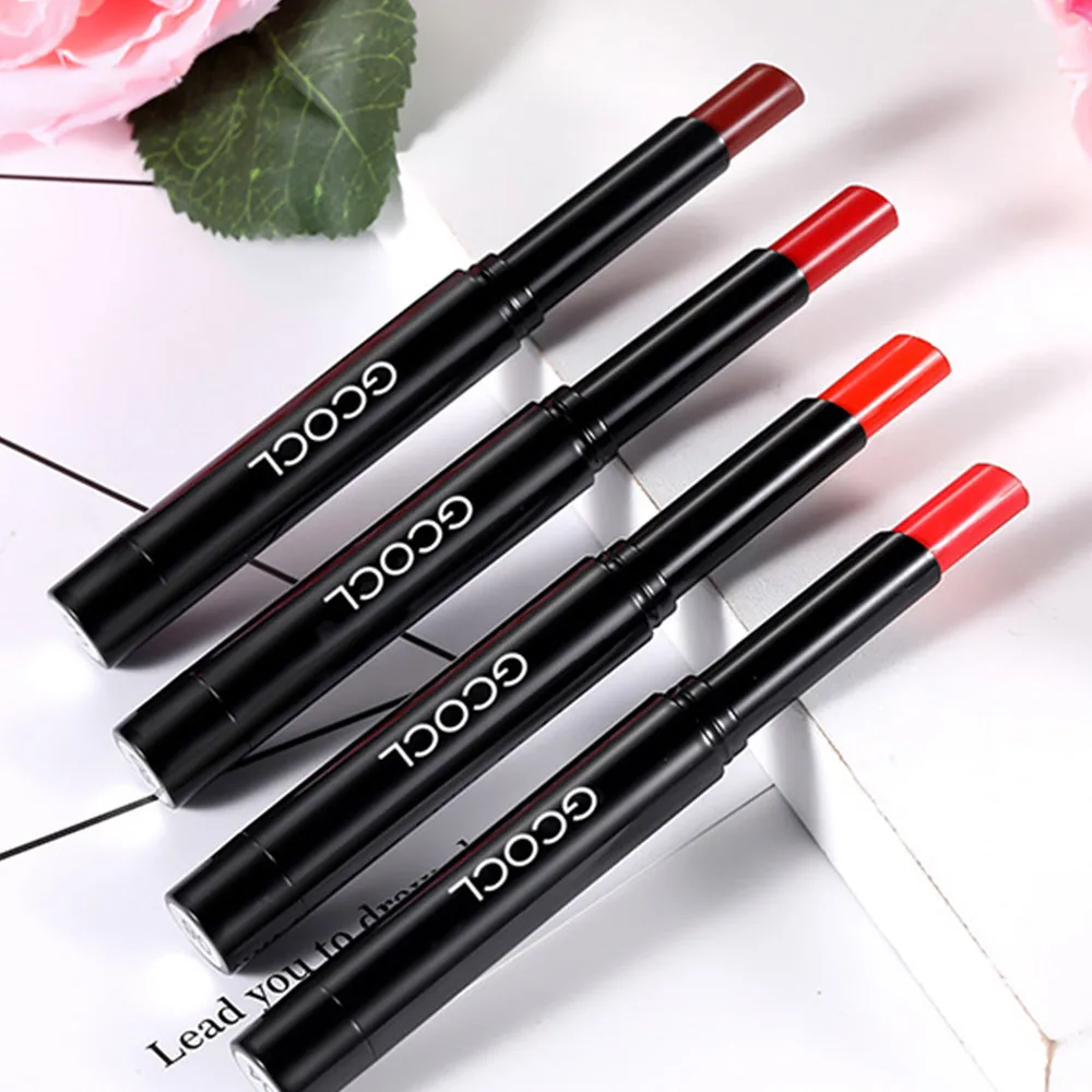 Matte Lipstick Makeup Long Lasting Pigment Lip Stick Natural Cosmetic Waterproof Sexy Red For Woman Beauty |