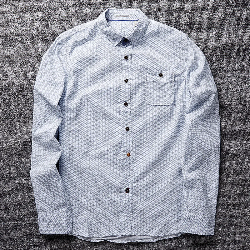 Новая качественная брендовая одежда мужская рубашка с длинным рукавом