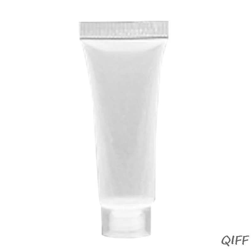 Screw Cap10ml 5/10/20/30/50/100 мл дорожные Портативный пустая трубка прозрачная, контейнер для косметики крема пластиковый флакон для лосьона с откидной крышкой/винт Ca - Цвет: Screw Cap10ml