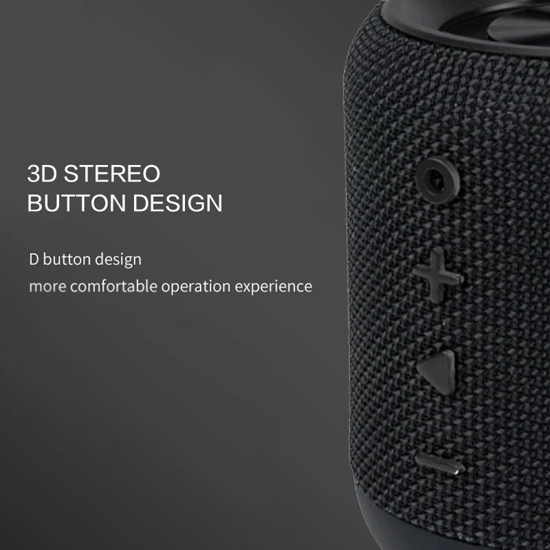 Портативный беспроводной Bluetooth мини динамик Водонепроницаемый Bluetooth бас колонка с громким стерео звуком для дома и на открытом воздухе U диск