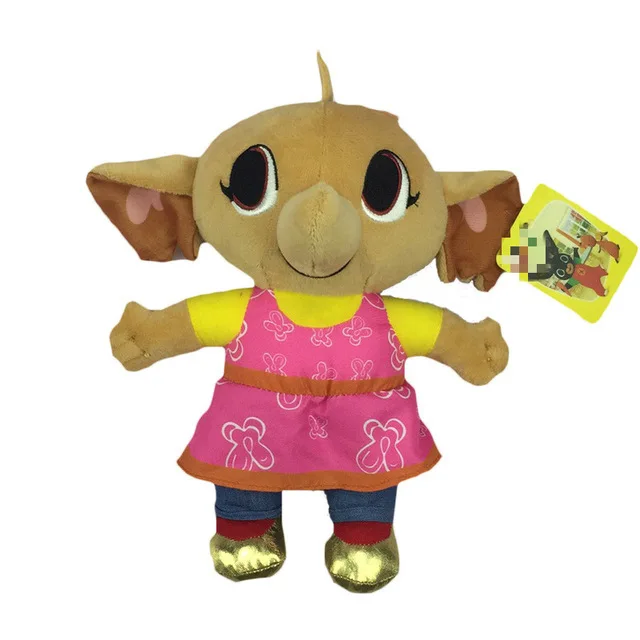 Мультяшный детский кролик Bing, плюшевые игрушки Bing Flop Sula Pando Hoppity Voosh Konijn, Мягкая Плюшевая Кукла Bing, игрушка Peluche