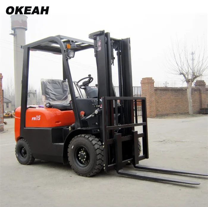 Горячая 1500 кг дизельный вилочный погрузчик Sideshift