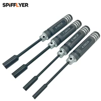 top quality 4 pcs rc tools long handle steel hex screwdriver sleeve set h4 0 h5 5 h7 0 h8 0