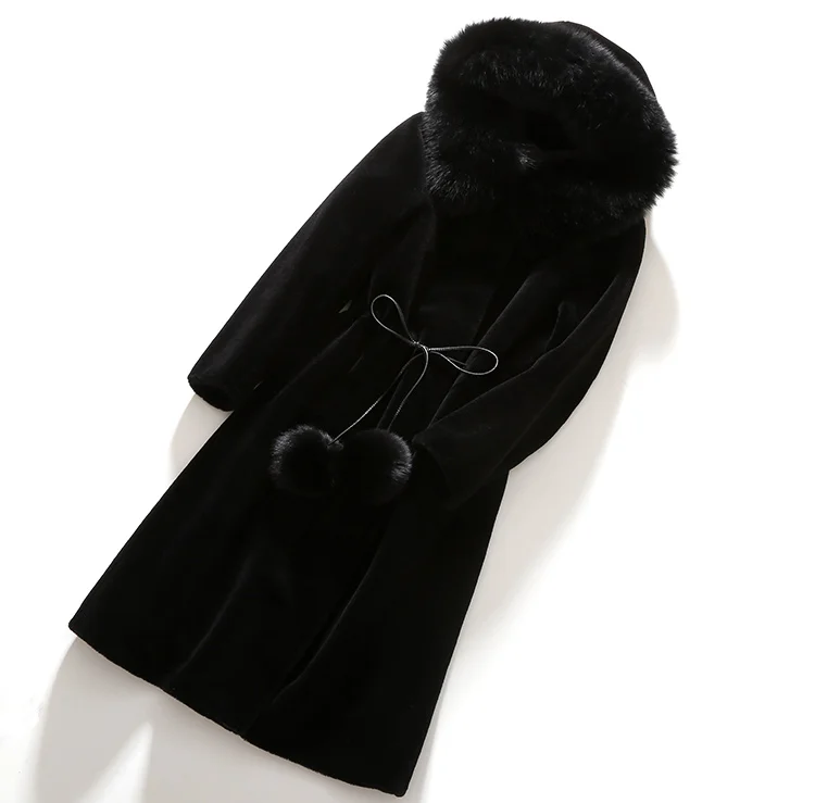 2019 заводская цена Горячая скидка 100% настоящая овечья шерсть верхняя одежда с