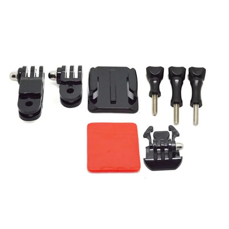 Gopro аксессуары наборы для креплением на боку шлема 3-х полосная Регулируемые