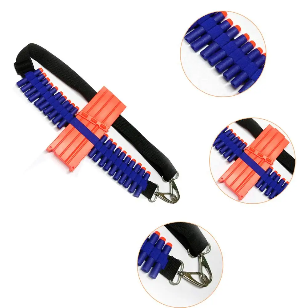 Для NERF совместимый Регулируемый тактический патронная обойма ремни Соска