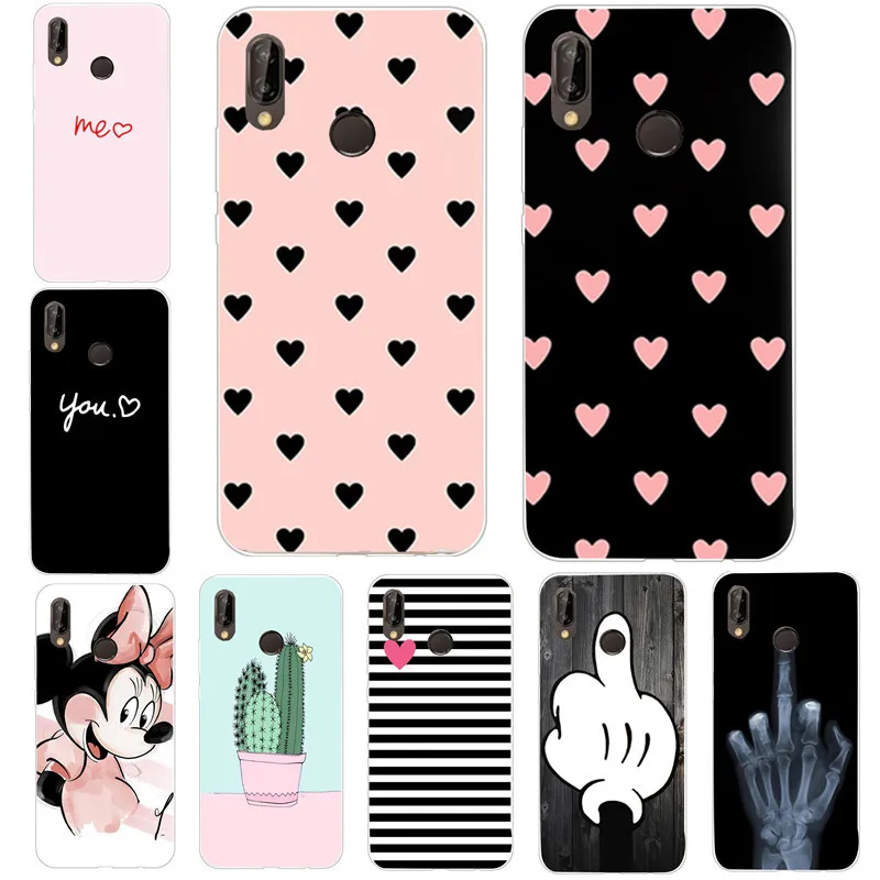 Мягкий чехол из ТПУ для Huawei P20 Lite Pro Mate 10 P8 P9 P10 2017 силиконовый защитный корпус |