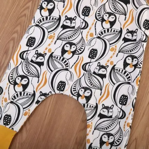 Детский комбинезон без рукавов с пингвином для маленьких мальчиков и девочек в