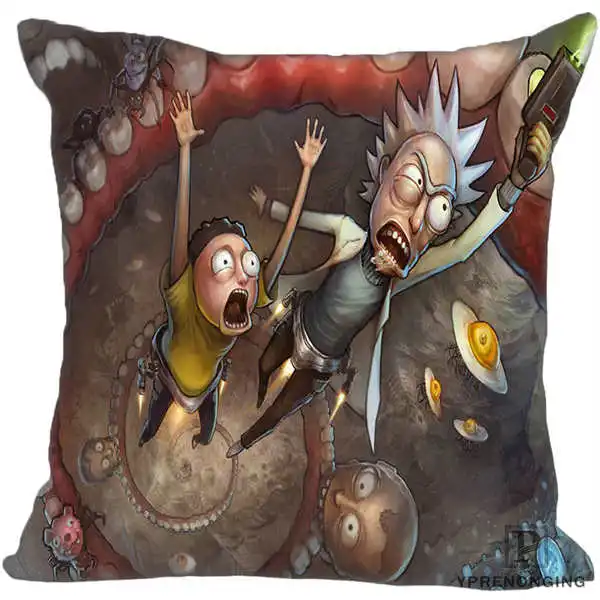 Square Pillowcases Заказная Красивая наволочка Rick and Morty Art квадратная Наволочка на молнии(с одной стороны) 180522-17-30 - Цвет: Square Pillowcases