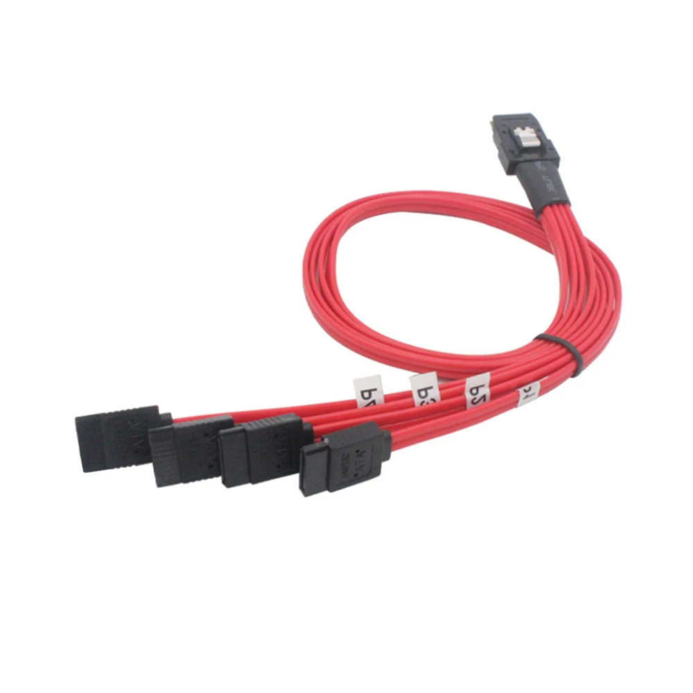 Новый 1 м мини SAS SFF 8087 36 PIN до 4 SATA 7 P HD перфоратор пробольный цифровой кабель| |