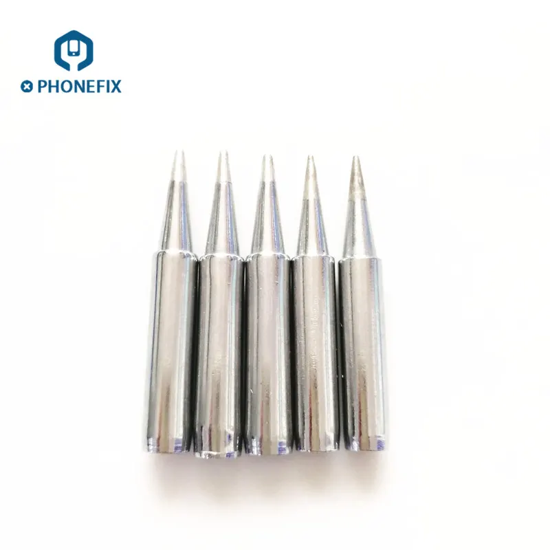 PHONEFIX 5 шт. стальные наконечники для паяльника 900M-T-B наконечники для паяльника для мобильного телефона материнская плата ремонт отопления