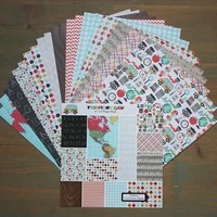 diy photo album first day decorative scrapbooking papers crafts art card 6 single side printed 24 sheets set