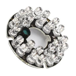 MOOL CCTV камера 10Mil 90 градусов красная 5 мм 24 светодиодный ная лампа ИК Инфракрасная лампа плата