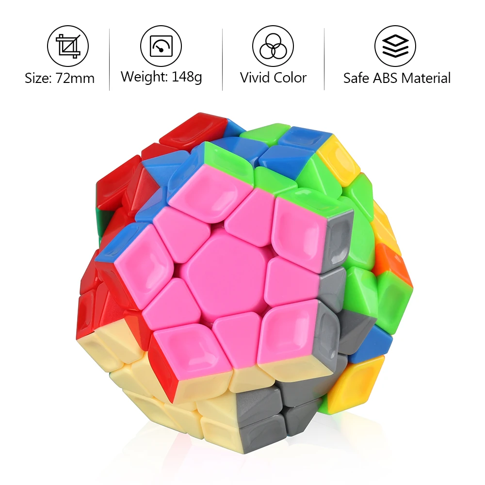 D-FantiX Cyclone Boy Dodecahedron 3x3 магический куб липкий плавный поворот Профессиональный