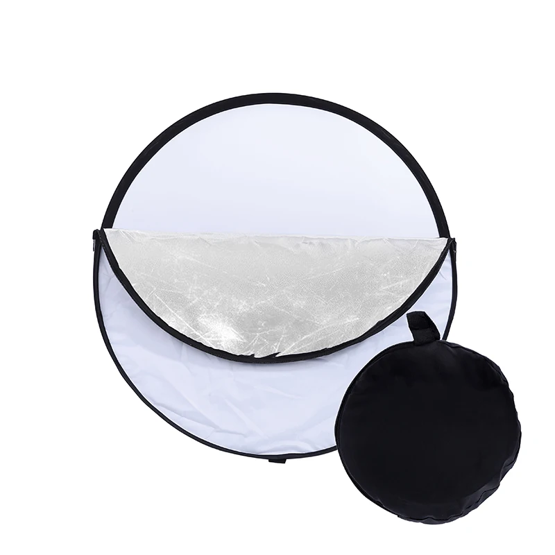 Портативный складной отражатель для фотосъемки 5 в 1 60 см|light reflector|lighting