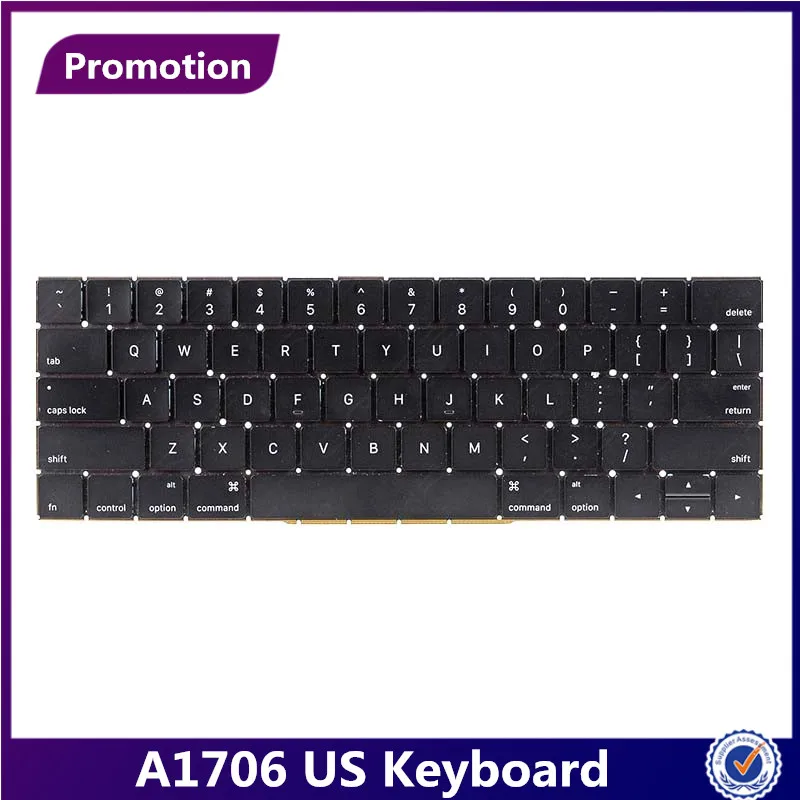 MLLSE Клавиатура для ноутбука США Английский w/для MacBook Pro 13 3 &quotRetina A1706 1706 MLH12 MPXV2 EMC3071