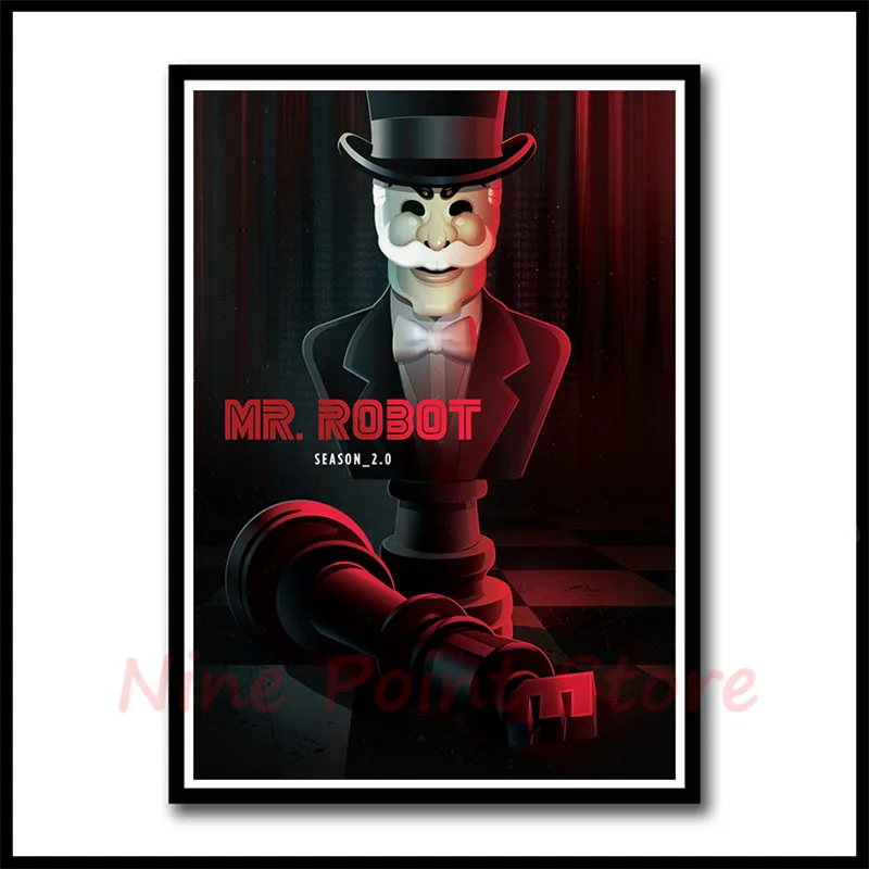 MR. ROBOT бумажные плакаты с покрытием женское украшение для дома гостиная спальня