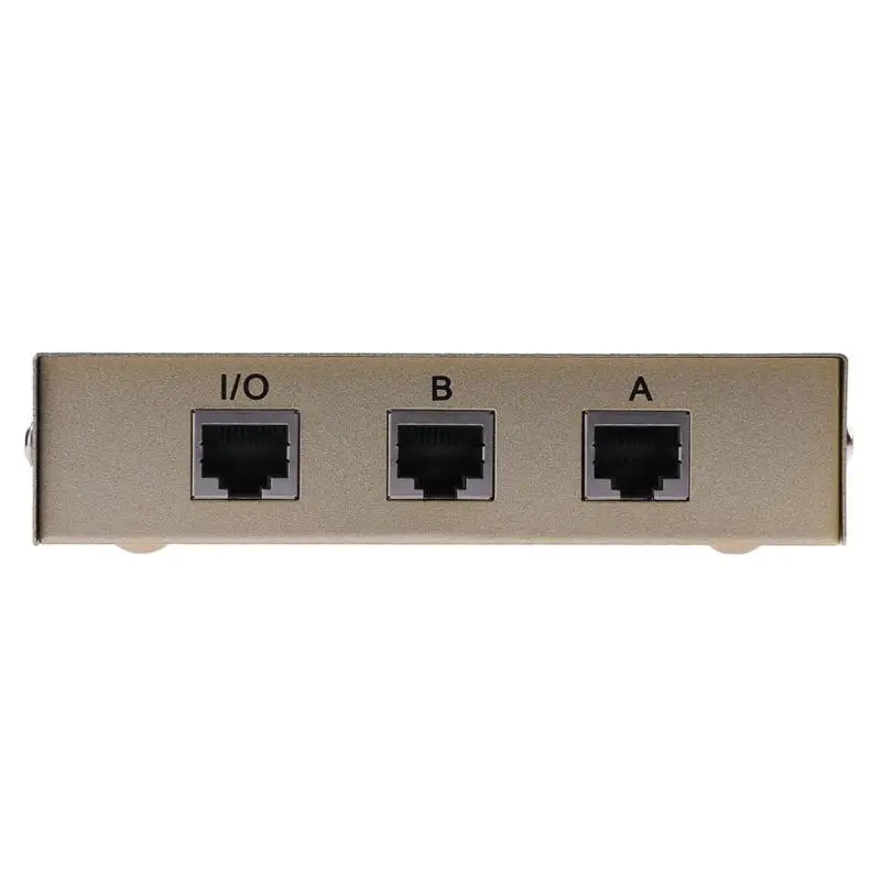 Новое поступление 2 порта RJ45 LAN CAT сетевой Переключатель Селектор внутренний внешний сетевой коммутатор сплиттер поддержка дропшиппинг