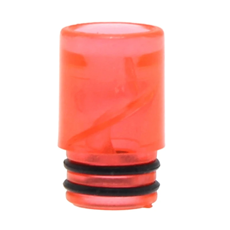 

5pcs/lot Spiral Unique Design 510 Plastic Drip Tip For Ego Aio To Prevent Eliquid From Slopping Black Clear E Cig Drip Tip