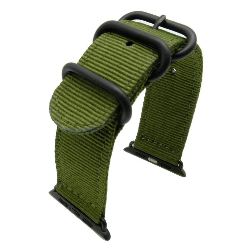 Новый дизайн нейлоновые ремешки для часов аксессуары браслет Apple Watch ремешок 42 мм