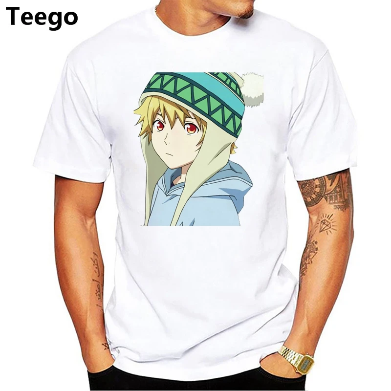 Japan Anime Noragami Men T Shirt Summer New Short Sleeve Cartoon Aragoto Yukine T-Shirts Cosplay Clothing | Мужская одежда