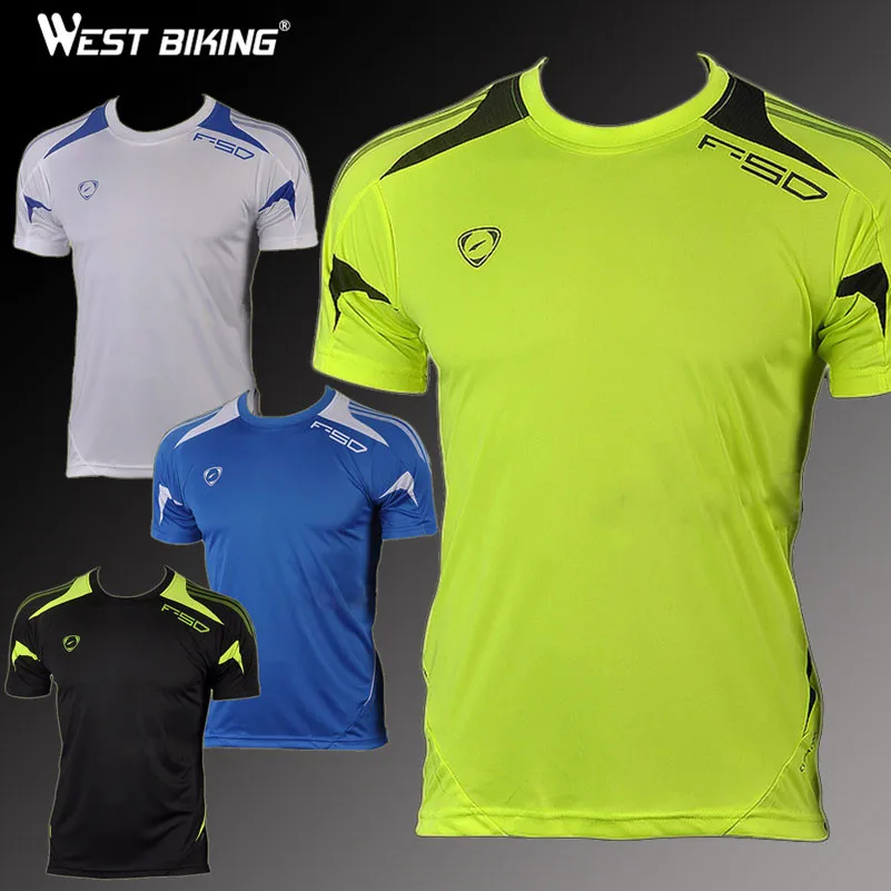 

WEST BIKING Cycling Jersey Bicycle Quick Dry T-shirt Bike Jersey Slim Fit Ropa Ciclismo Short Sleeves Running Tops Men's Jersey