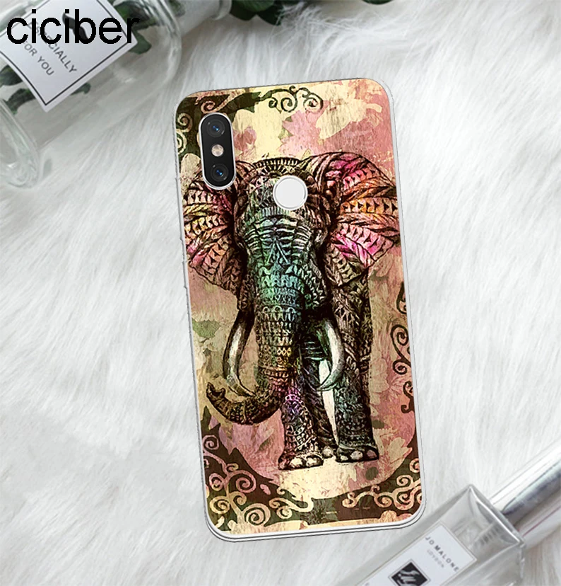 Ciciber Animal Elephant для Xiaomi Mix max 3 2 1 S Pro TPU A2 A1 8 6 5 X 5C 5S Plus Lite SE Poco Phone F1 чехол Fundas |
