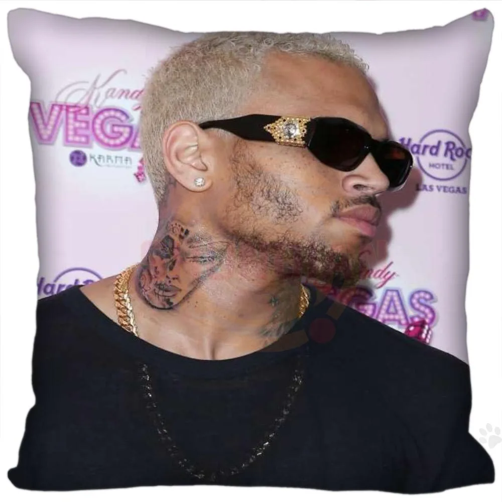 H + P #69 Новинка Лидер продаж Пользовательские наволочки Chris Brown #4 мягкие размером