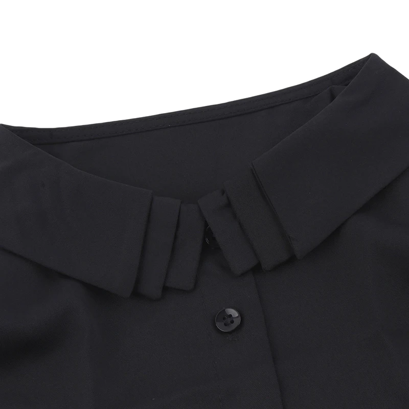 

Black And White multi-layer Collar Fake Tie Decorative Tie Ladies Shirt Collar Spring And Summer Clothing Accessories
