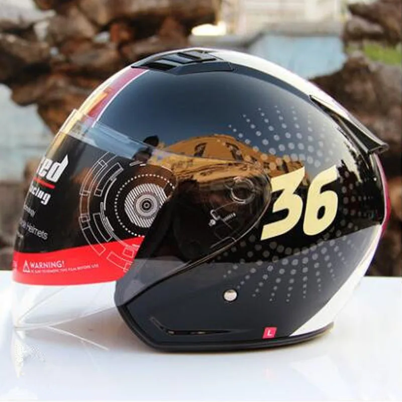 Новинка Германия Tanked Racing T536 мотоциклетные шлемы Половина лица Мото шлем для мужчин четыре сезона электрический шлем безопасности головной убор