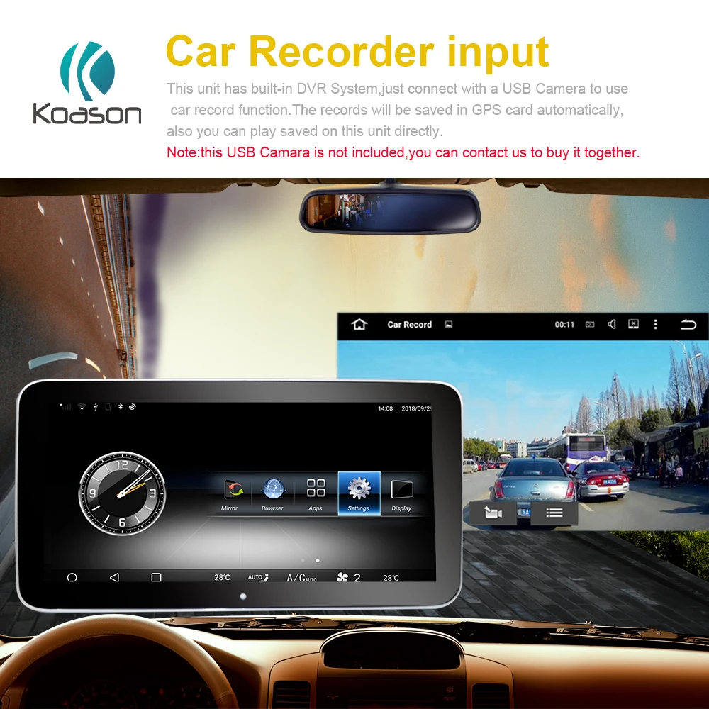 Koason Android 4 + 64G 8 &quotgps навигация для Mercedes Benz ML W166 2012-2015 головное устройство монитор