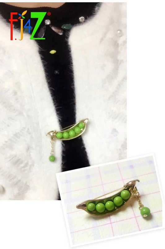 Лидер продаж 2016 года модные и стильные женские броши в горошек с зелеными