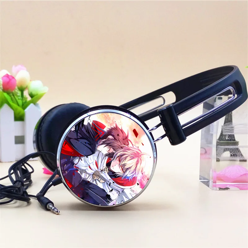 Наушники с аниме Kaneki Ken, наушники с шумоподавлением, стерео наушники для мобильного телефона, mp3-плеер
