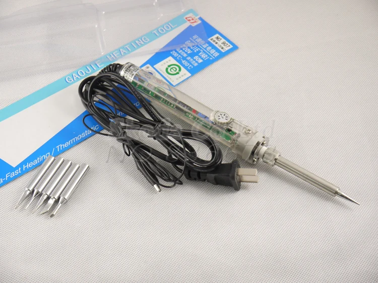 GJ 907 Электрический паяльник с регулируемой постоянной температурой без свинца