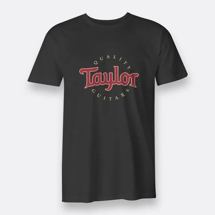 Гитара Taylor акустическая черная футболка Мужская sz S-3XLHiHop короткая 2018 новый бренд |
