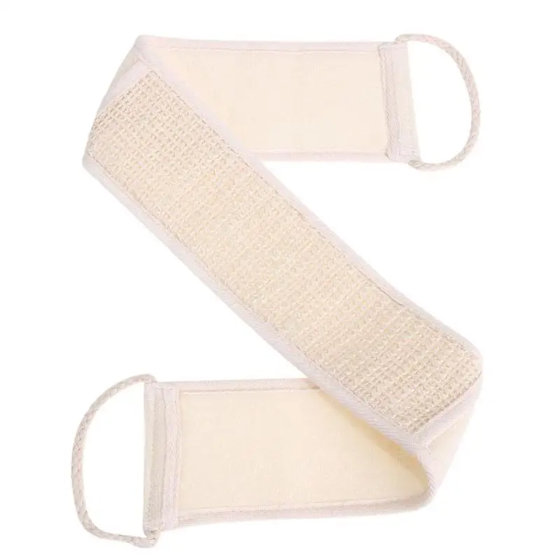 

Unisex Natural Loofah Luffa Sponge Bath Towel Soft Exfoliating Loofah Back Strap Scrubber for Shower Bathroom Cleaning Supplies