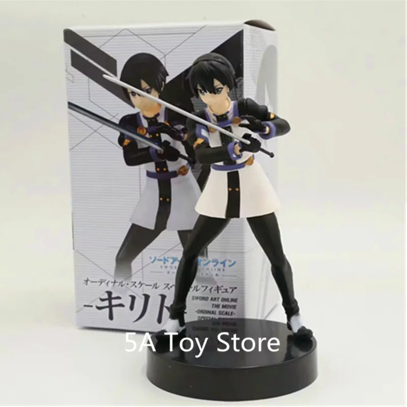 Аниме Sword Art Online Ordinal Scale Kirigaya Kazuto Kirito фигурка ПВХ Коллекционная модель игрушки для