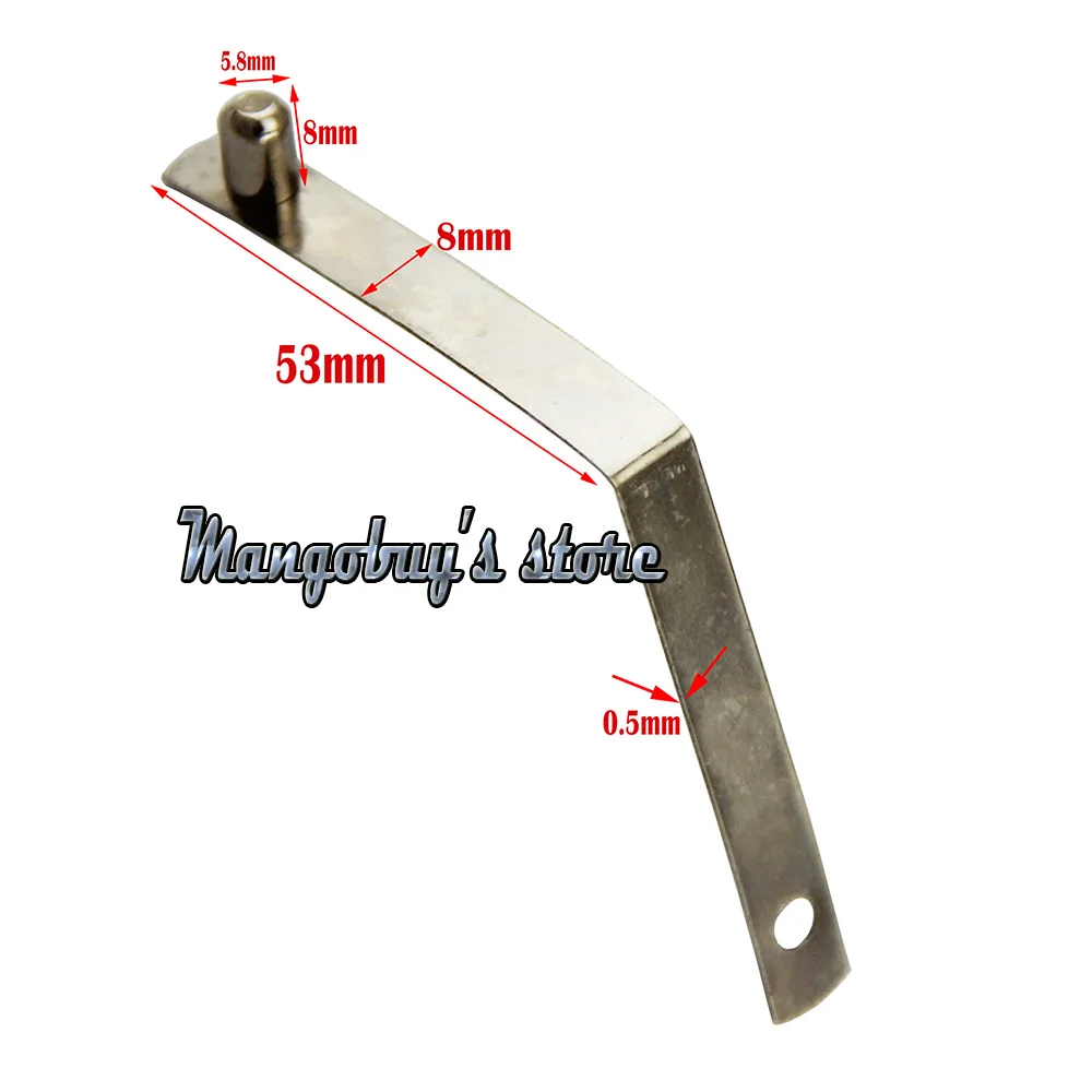 Dia. 5.8mm with hole 50 шт./лот, весло для Каяка, палаточный столб, нажимной 5,8 мм/8 мм/9 мм/10 мм, сплошная кнопка, пружинная защелка, фиксирующая трубка, одноштырьковые аксессуары для лодки - Цвет: Dia. 5.8mm with hole