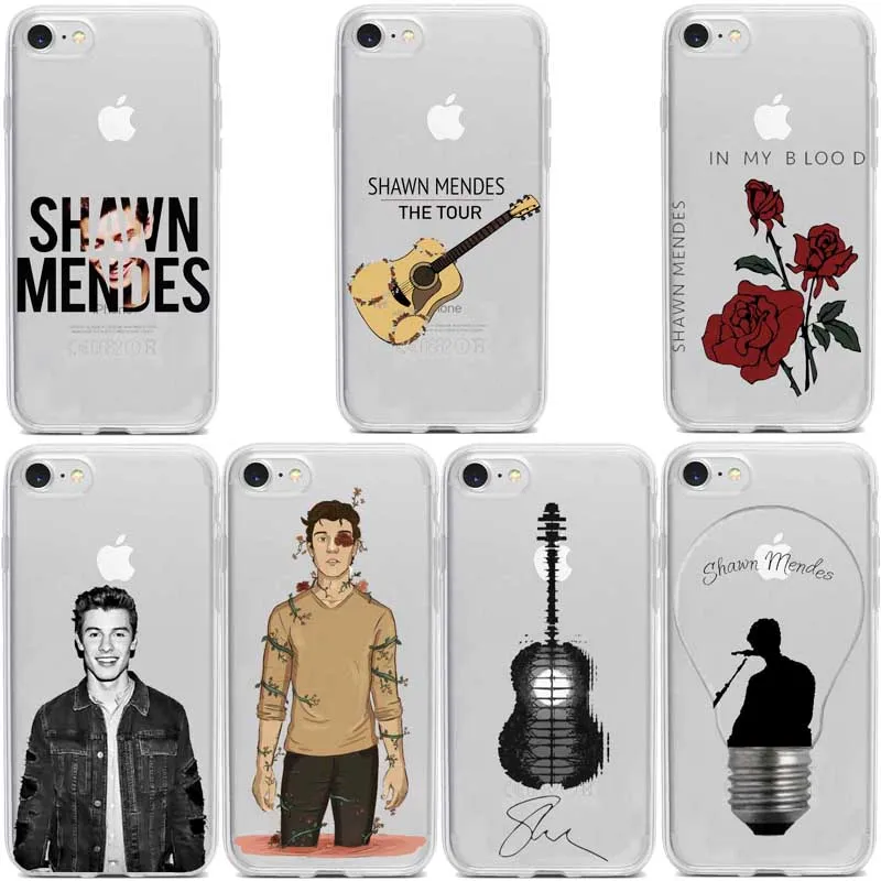 Канада songwriter Mendes Shawn в моей крови Magcon capa para Apple iphone 5 SE 6 S 7 8 Plus X TPU силикон macio tampa da